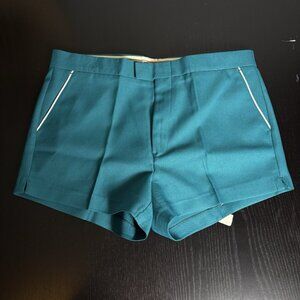 Vintage 70s JIMMY CONNORS ROBERT BRUCE Mens Size 38 Teal Tennis Short Shorts